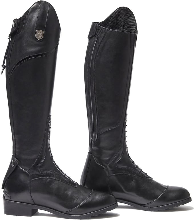 Mountain Horse Rijlaars Valkyria Hoog-Zwart-36-Regular-Regular