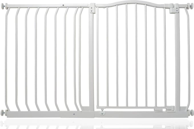 Safetots Klemhekje met Gebogen Bovenkant, 116cm - 125cm, Mat Wit