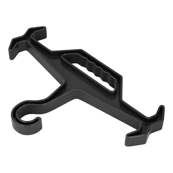 Heavy Duty Hanger Multifunctioneel Hoge Belastbaarheid Kledinghanger voor Tactische Uitrusting Zwart zwart