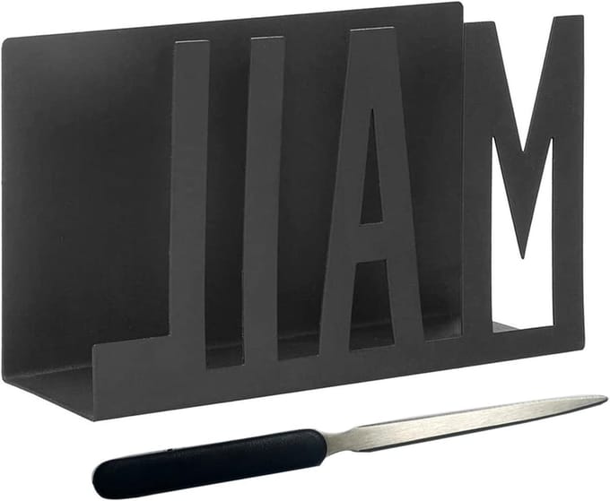 Dailygoods- Brievenbak Hoogwaardig Metaal - Brievenhouder - Bureau Organizer - Documenten Organizer - Thuis/Kantoor - Ruimtebesparend - Envelophouder