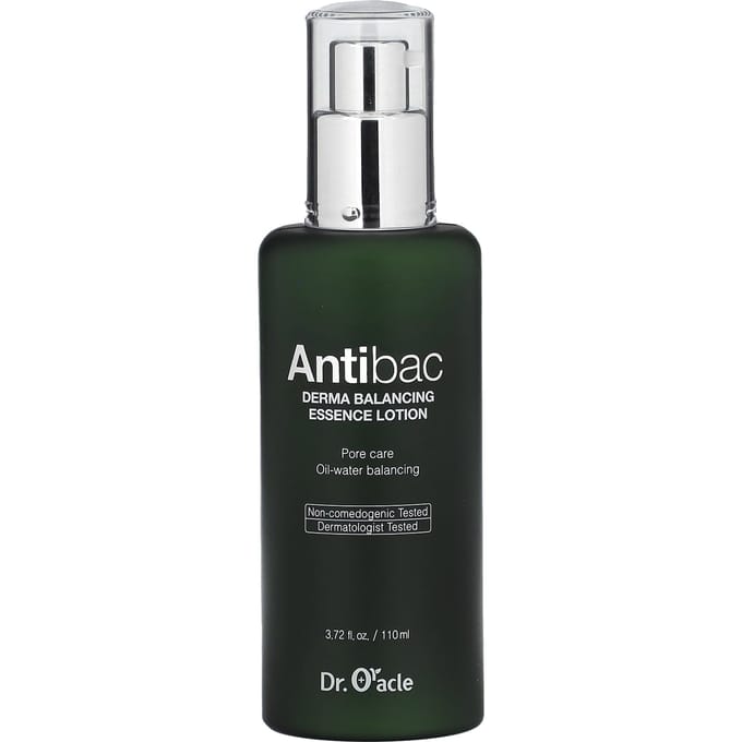 Dr. Oracle, Antibac, Derma Balancing Essence Lotion, 3.72 fl oz (110 ml) white