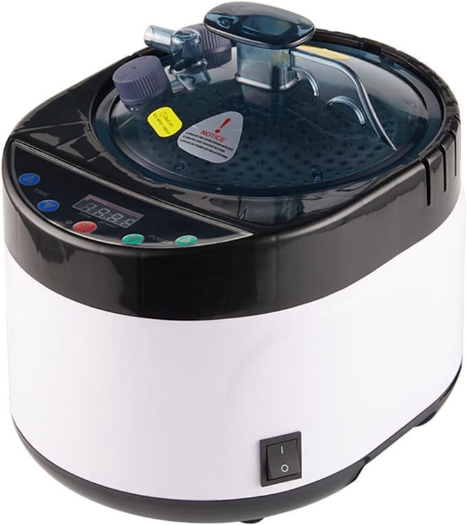 Stoomgenerator - Sauna Apparaat - Thuis Ontspanning - Grote Capaciteit - 4L - Zilver