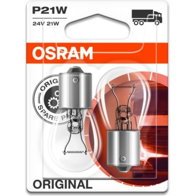 Automotive Bulb OS7511-02B Osram P21W 21W 24v (2 Pieces)