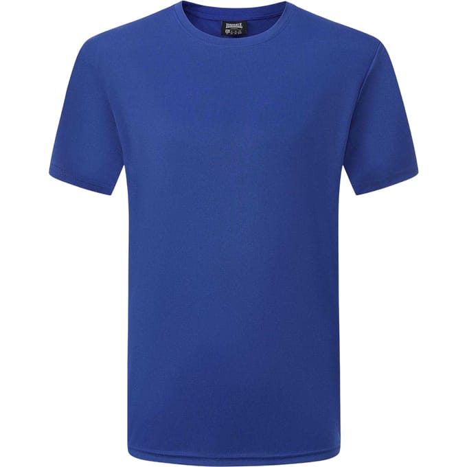 Lonsdale Effen polyester T-shirt voor heren (Royaal Blauw)