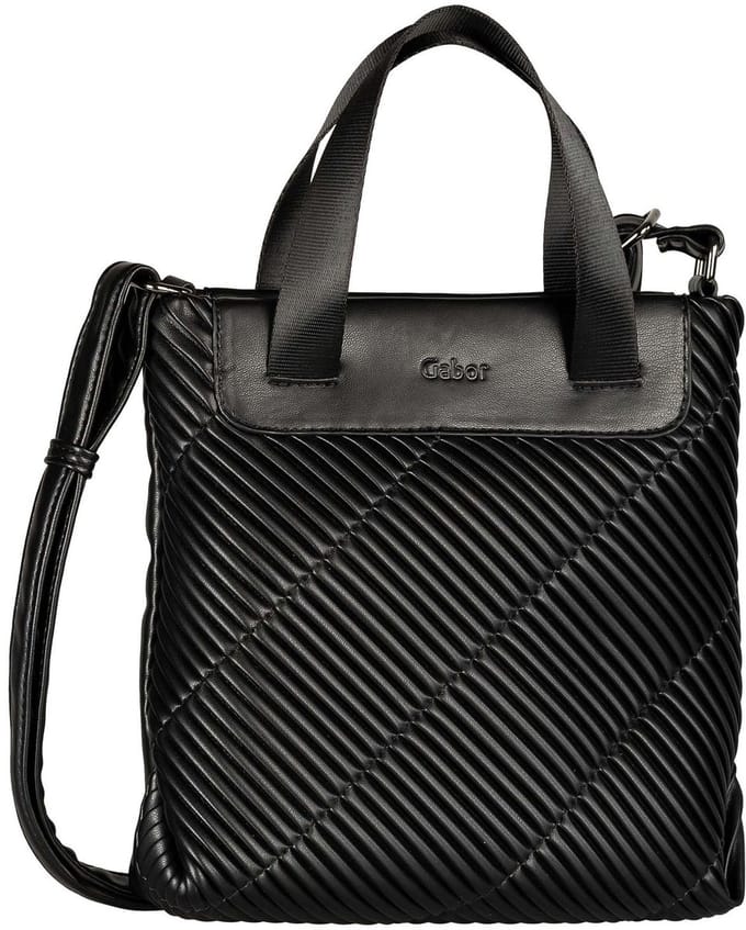 Gabor schoudertas handtas Finley Zip Shopper Black zwart