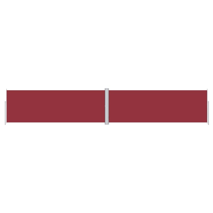 vidaXL - Windscherm - uittrekbaar - 180x1000 - cm - rood