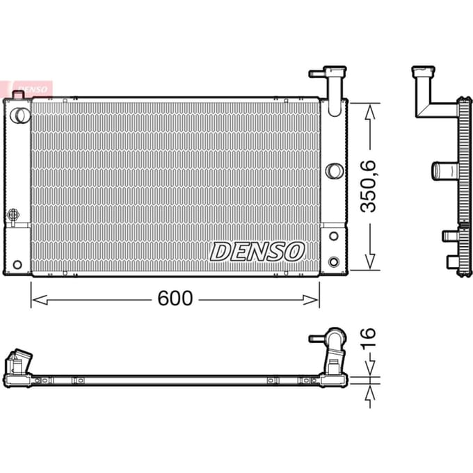 Radiator DENSO DRM50133