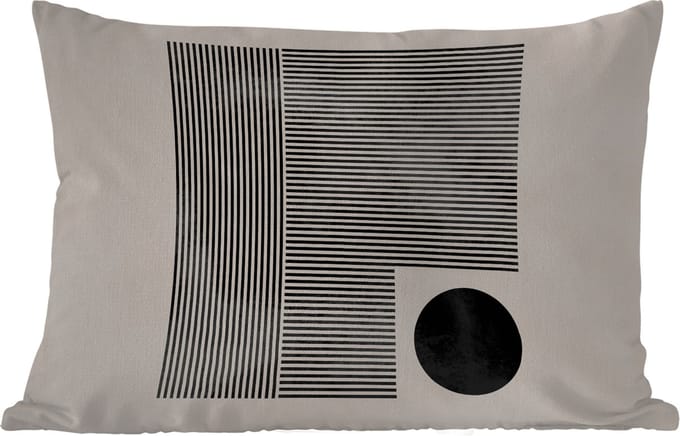 Buitenkussens - Vierkant - Minimalisme - Abstract - 60x40 cm - Weerbestendig