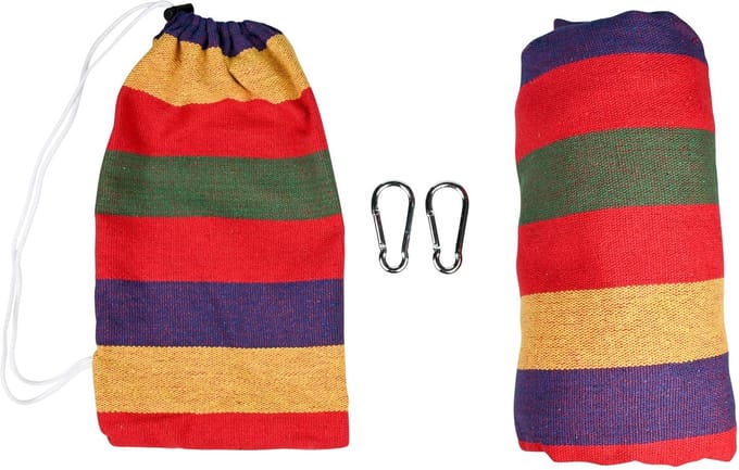 Benson hangmat - Rood/Geel/Groen
