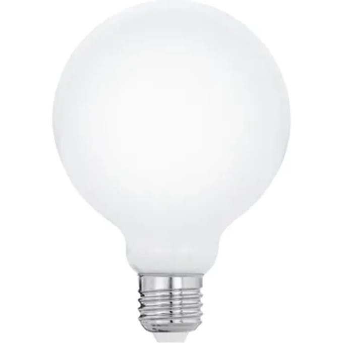Eglo Ledlamp Globe Opaal - D9,5cm - Warm Wit - E27 - 7w
