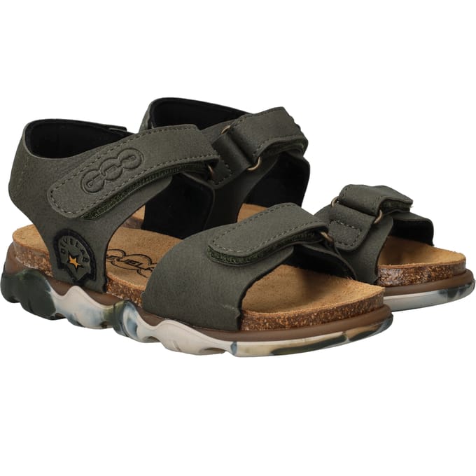 Develab Velcro Sandalen groen Imitatieleer - Maat 33