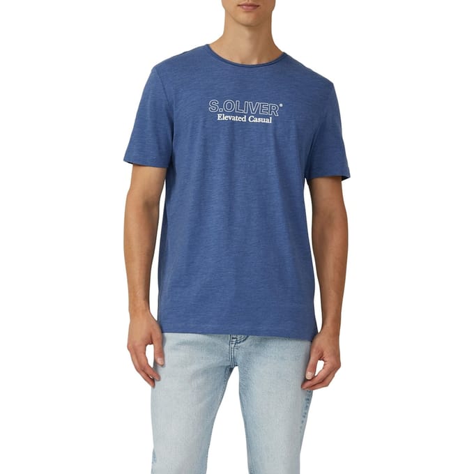s.Oliver  T-shirts Blue Taglia: XXL | Magliette basic Outlet | Uomo | Blu