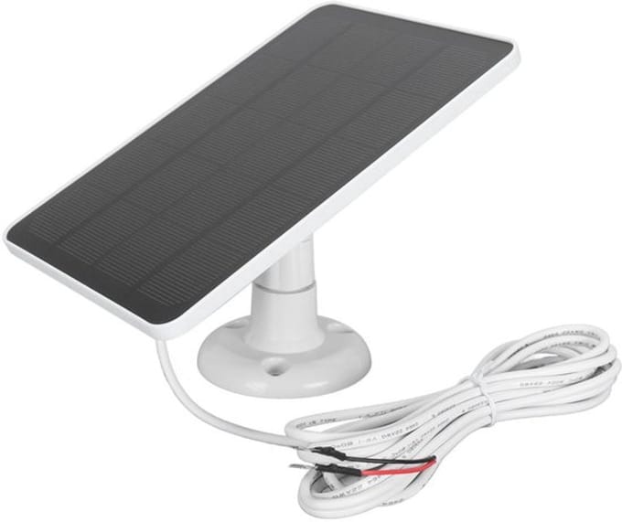 Allecto - Zonnepaneel voor Deurbelcamera - 10W Zonnepaneeloplader