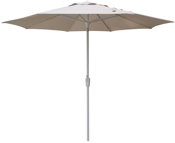 Madison Bali ronde luxe stokparasol Ø300 cm. - Clay/Champagne