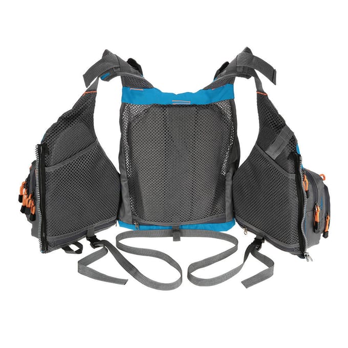 Ademend Visvest voor Buiten Superior 209lb Drijfvermogen Levensreddingsvest blauw