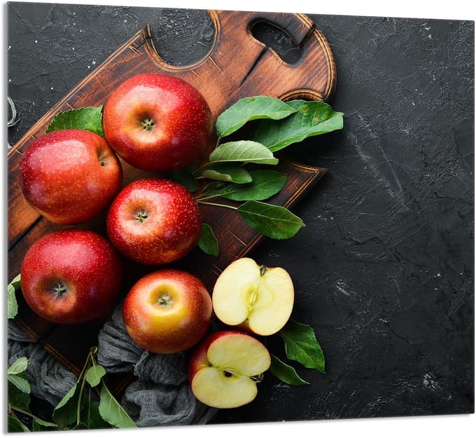 TMK ArtDeko - Snijplank - Glas - 65x60 cm - Apple Design