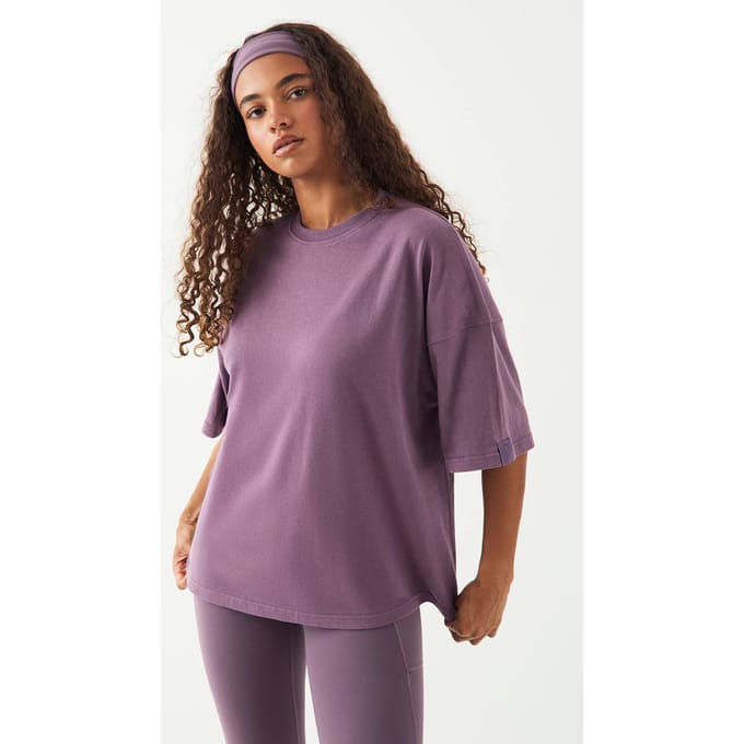 Dames DSGN Studio Oversized T-Shirt | Grape | Maat: XS