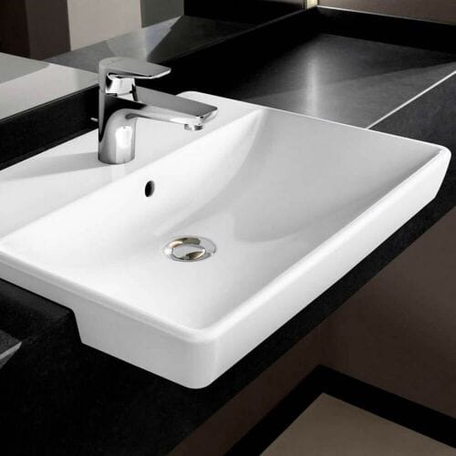 Villeroy & Boch Avento front washbasin 55 x 44 cm, with overflow 4A065501