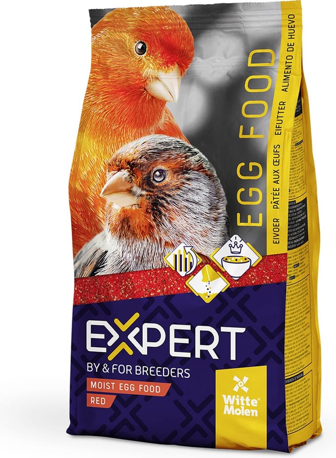 Witte Molen - Binnenvogelvoer - Vogel - Expert Eivoer Rood 1kg - 1st