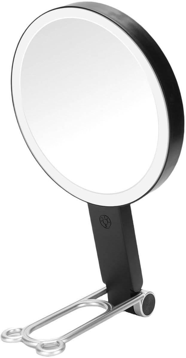 Dailygoods - Dubbelzijdige Make-upspiegel met Verlichting en 3 Kleurtemperaturen