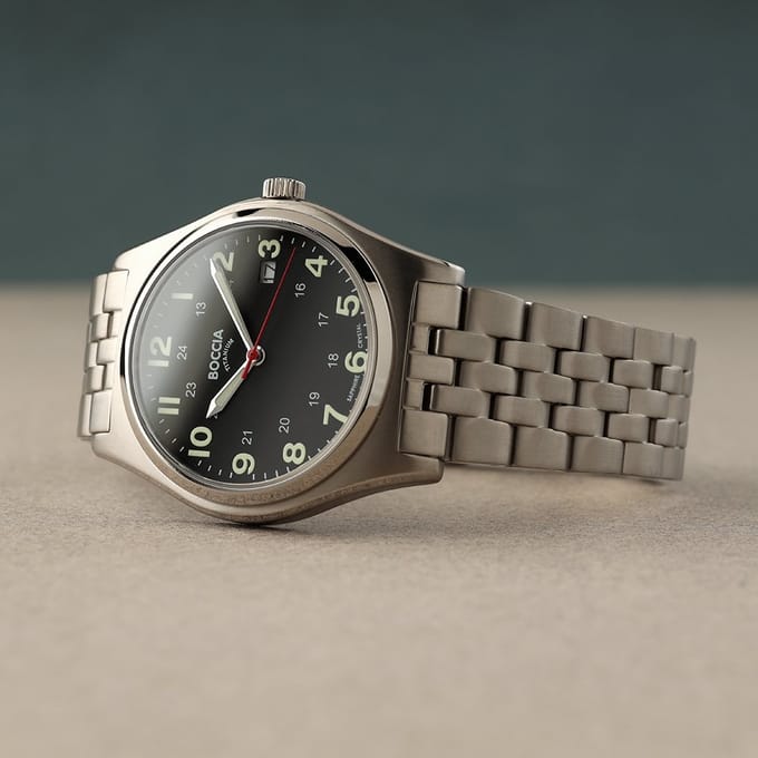 Boccia Titanium 3674-02 Heren Horloge