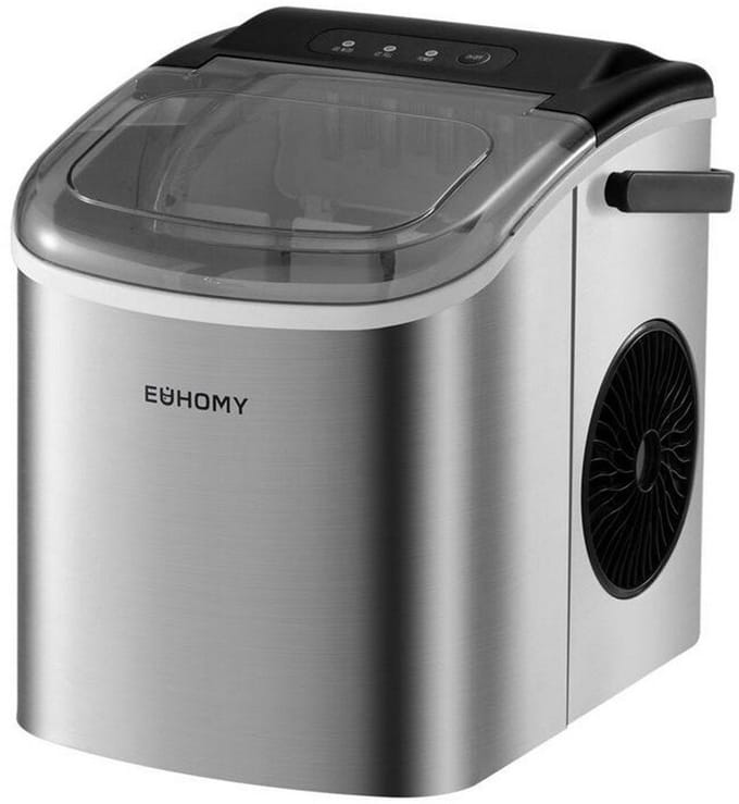 Euhomy Ijsmaker IM001 Ice Cube Maker 1.2L 12kg - Silver