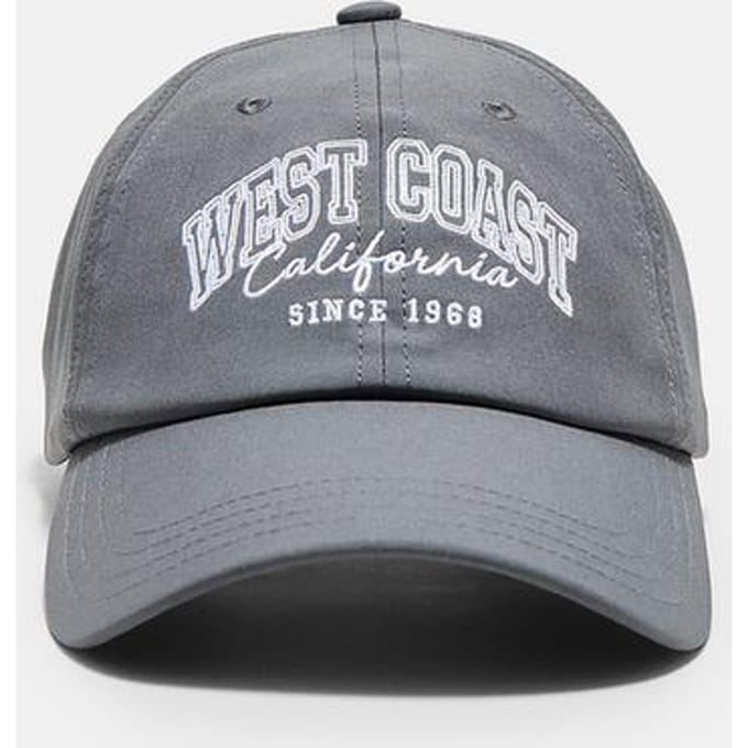 Stradivarius Sportieve West Coast pet  Donkergrijs OS