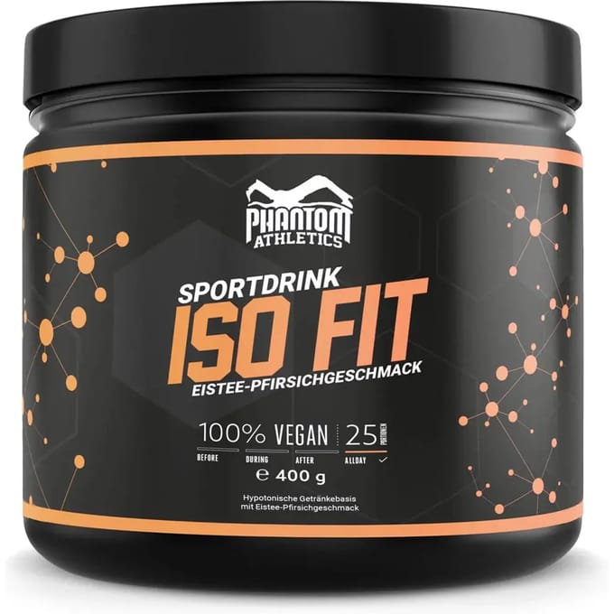 Isotone drank Phantom Athletics Eistee Pfirsich