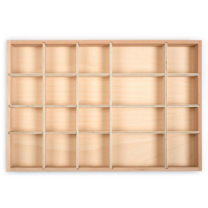 Grapat - Houten sorteerbak - TInker Tray - 30x44cm
