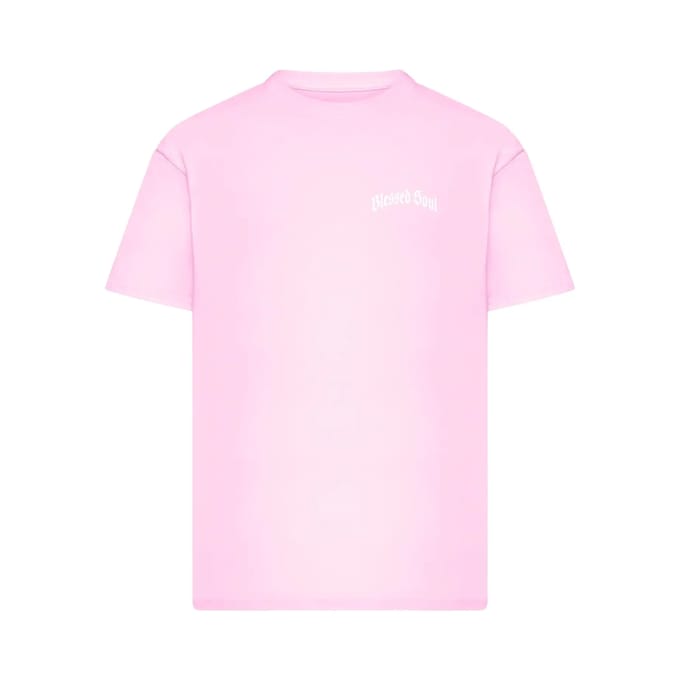 Mister Tee - Blessed Soul Mary Oversize Heren Tshirt - M - Roze