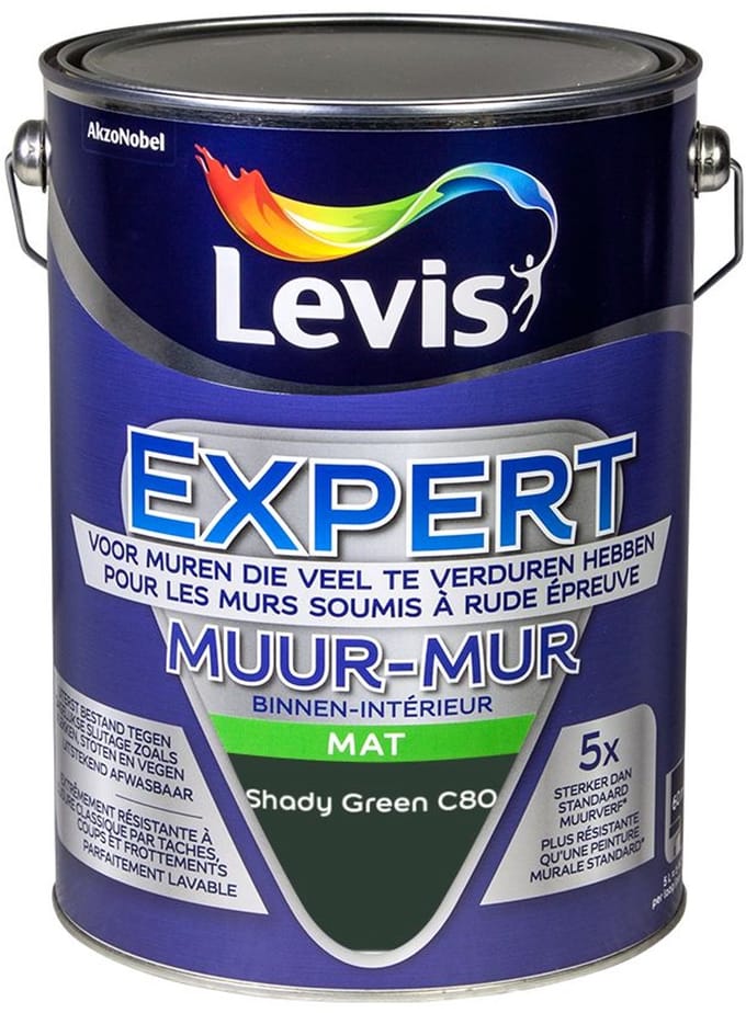 Levis - Expert Muur Binnen Mix - Shady Green C80 - Mengverf - 5 L