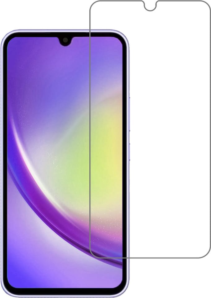 Screenprotector - Geschikt voor Samsung Galaxy A34 - Extra Sterk - Beschermglas - Gehard Glas - Tempered Glass - Screen Protector - Bescherm Cover