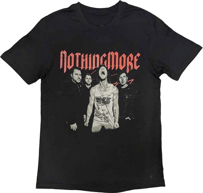 Nothing More - Band Photo Heren T-shirt - L - Zwart