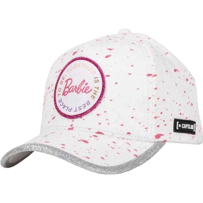 Capslab Dames/Dames Barbie Logo Trucker Cap (Wit)