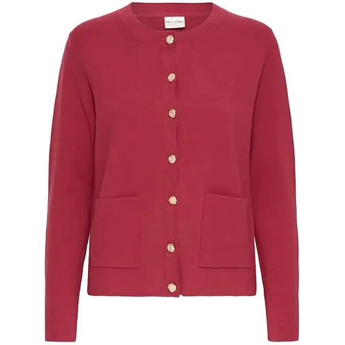 Vrouwen cardigan van viscose en polyester Pulz Jeans Sara