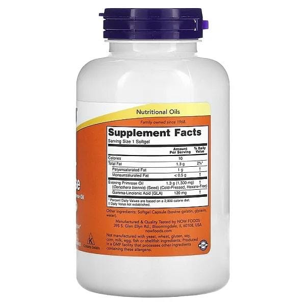NOW Foods - Super Primrose 1300mg (60 soft gels)
