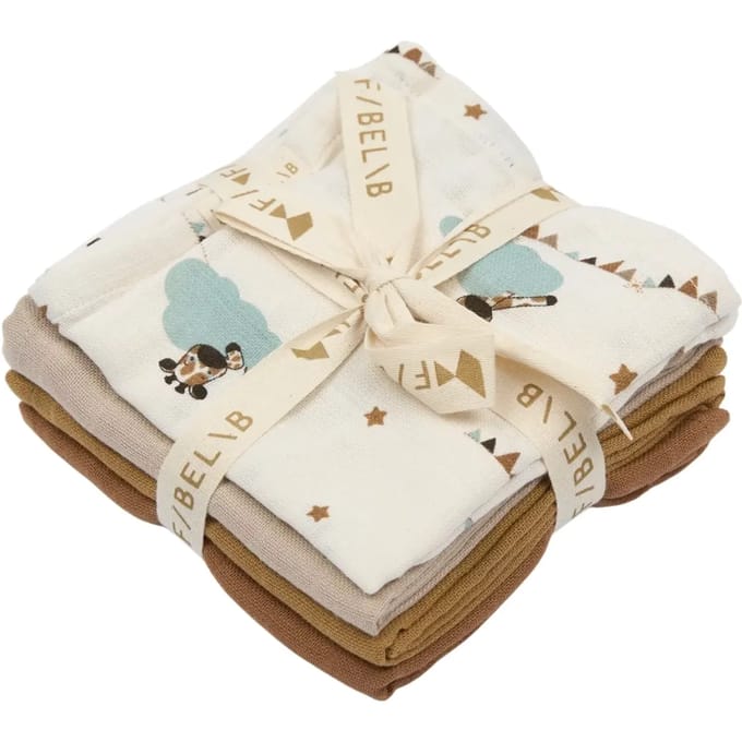 Kinderdeken Fabelab Giraffe On The Air (x4)