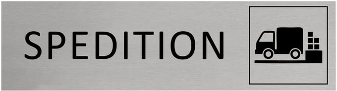 CombiCraft Aluminium Deurbordje "Spedition " 165x45mm met tape