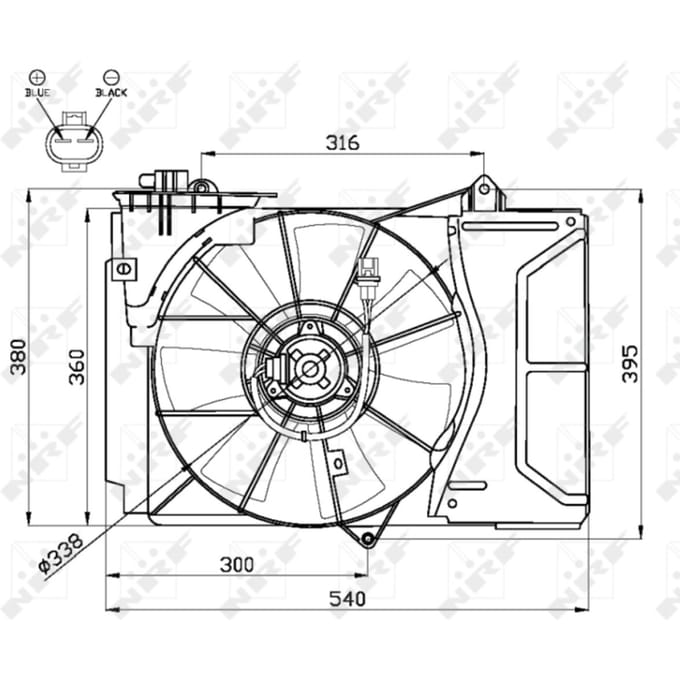 Ventilator NRF 47055