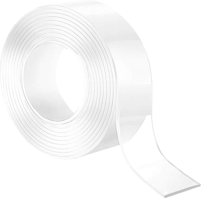 Springos Dubbelzijdige Nano Tape - 3 Meter - Herbruikbaar - Waterproof