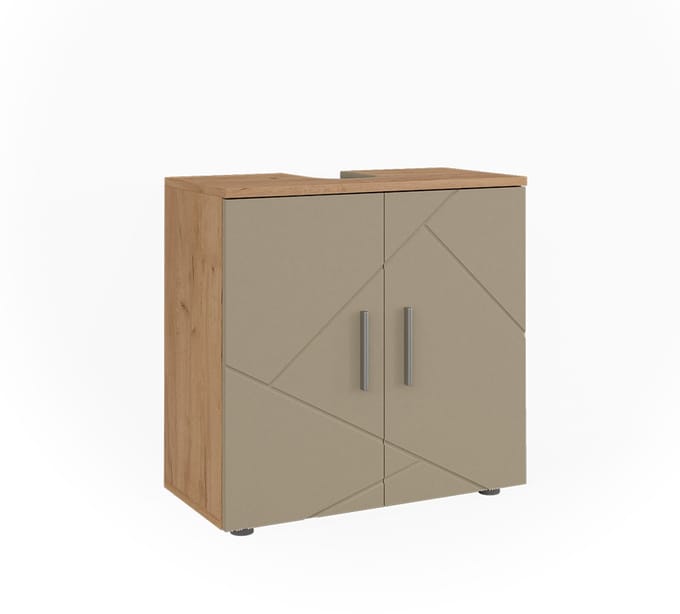 Vicco Irma Wastafelonderkast – 60 x 59 cm Krachtige eik goud