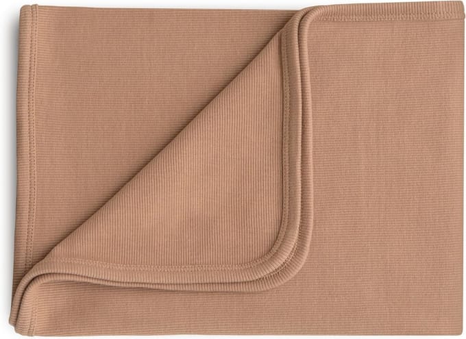 Extra Zachte Biologisch Katoenen Babydeken Ribbelstructuur 90x90 cm