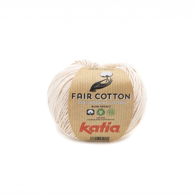 Katia Fair Cotton - 35 beige - Biologisch Katoengaren
