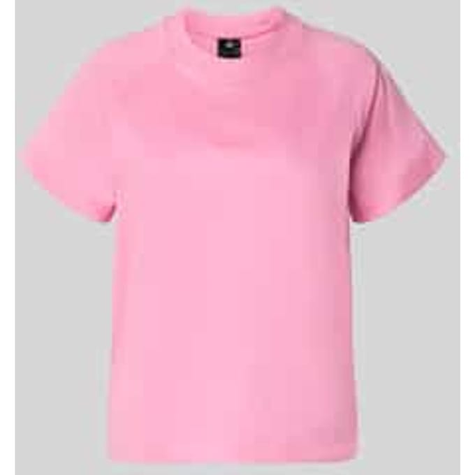 T-shirt met logo en ronde hals