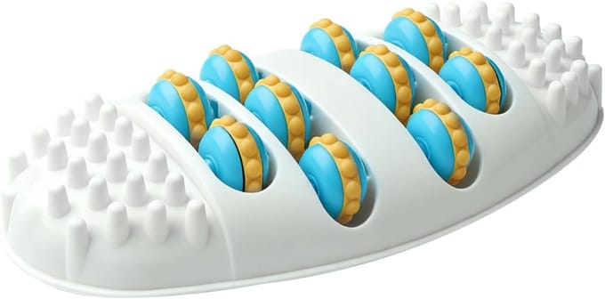 Voetmassagerol - Ontspannende roller - Spierherstel - Verstelbare intensiteit - 29 cm - Zwart