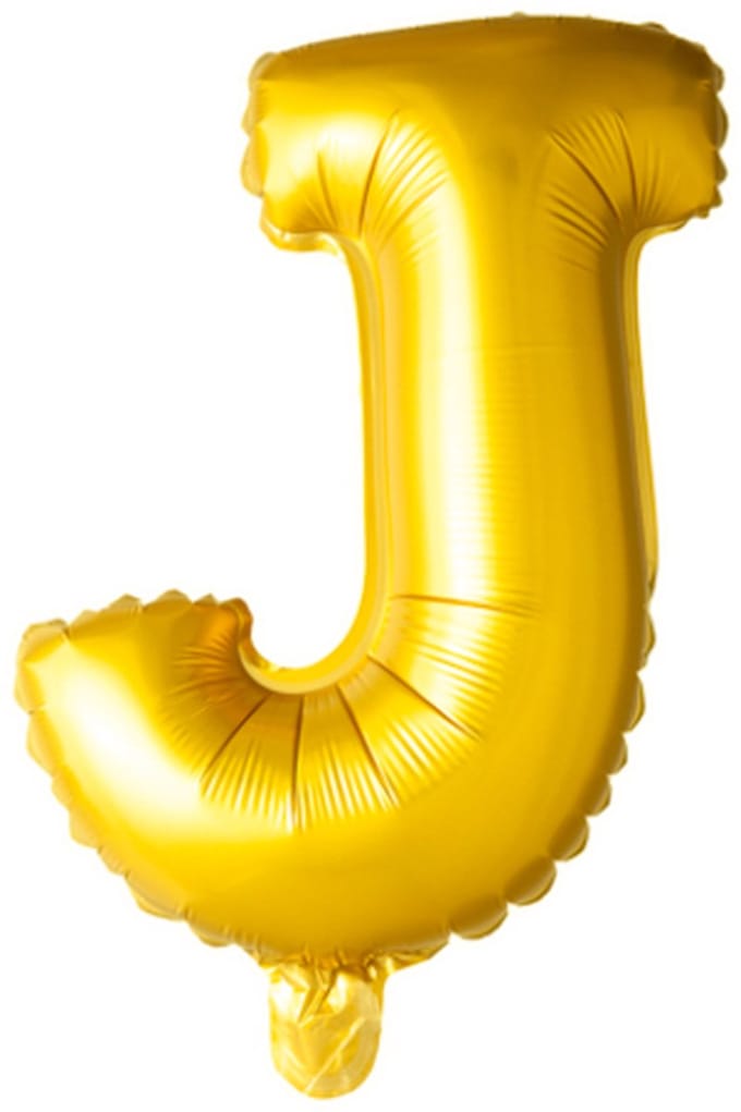 Folie Ballon Letter 40″ J - Goud