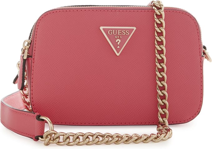 GUESS Schoudertas Avondtas Noelle Crossbody Camera Magenta Paars