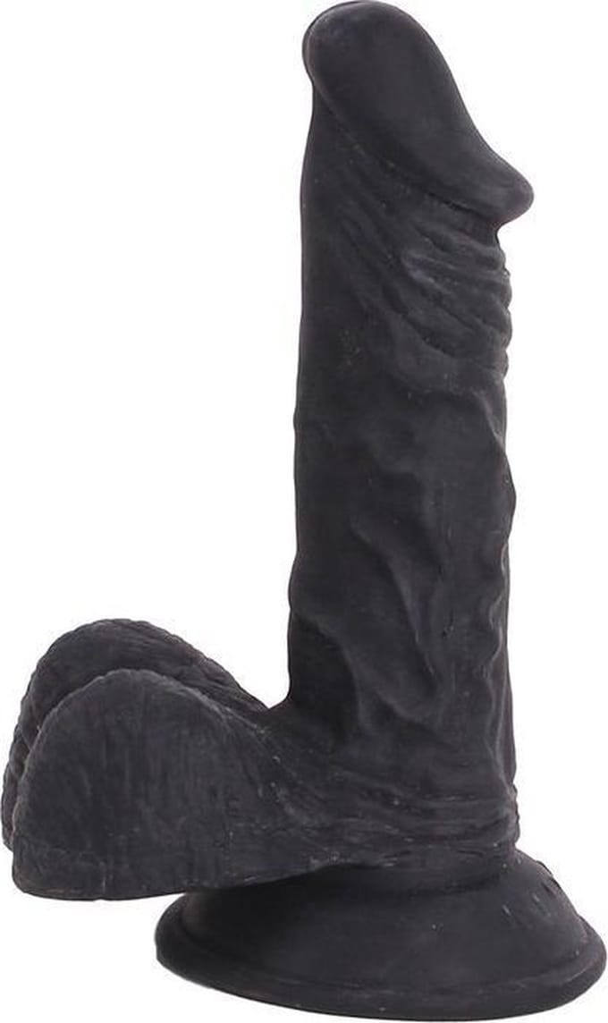 Kiotos Cox - Dildo 18,5 x 4 cm - Zwart