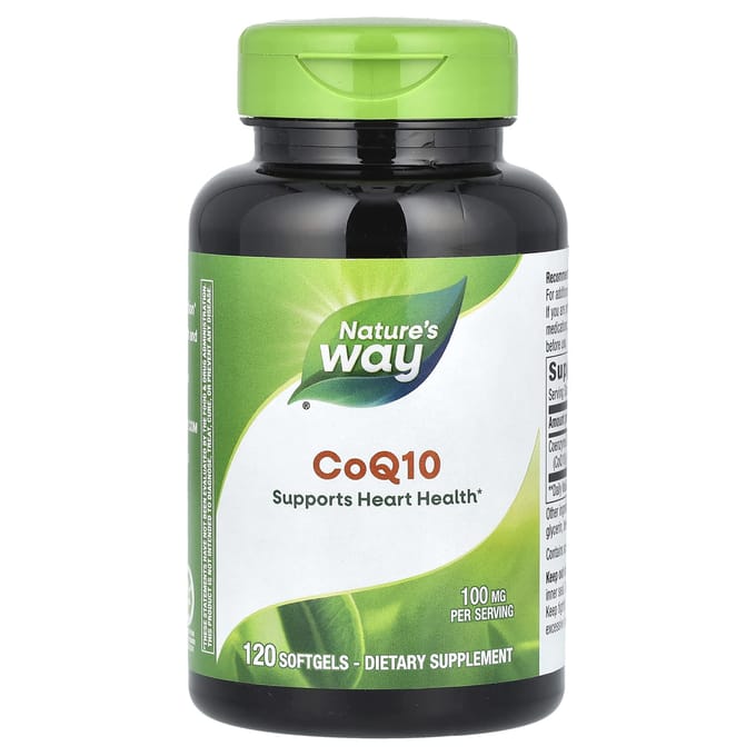 Nature's Way, CoQ10, 100mg, 120 capsules molles