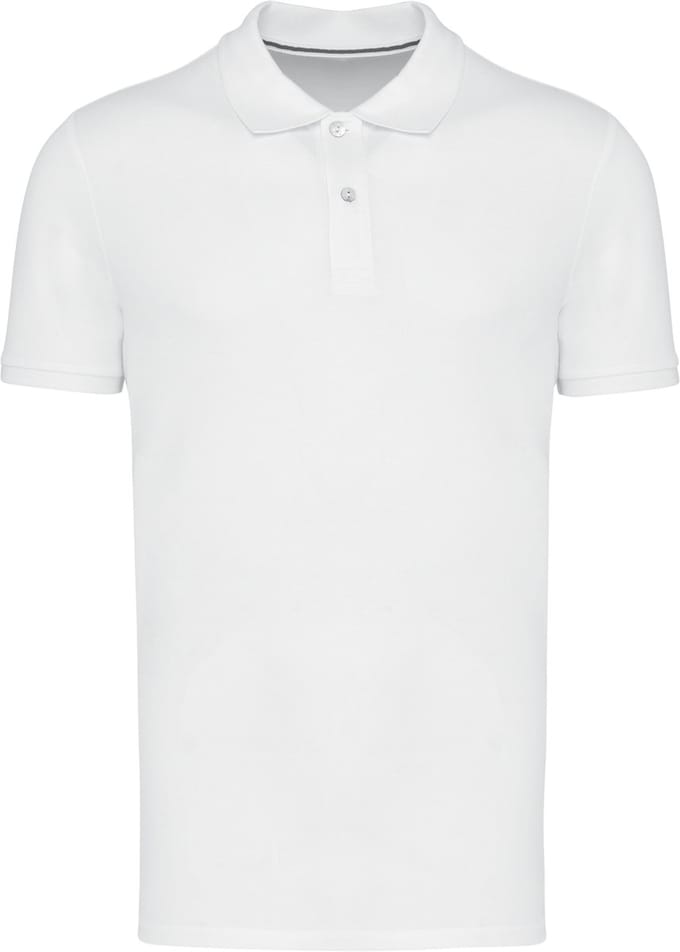 Herenpolo Supima® korte mouwen White - 3XL